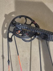 ATHENS ACCOMPLICE 34 BOW W/ BLACK GOLD 7 PIN SIGHT VAPOR TRAIL REST A (293192-1)