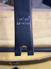 VTG Fred Bear A‑Mag Takedown Riser (16”) + #2 Limbs 65# – Bear T/D Bow – AM0 60″