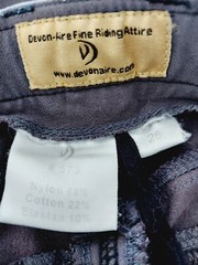 Devon-Aire Fine Riding Apparel Breeches Size 26 Gray Equestrian Pants Western