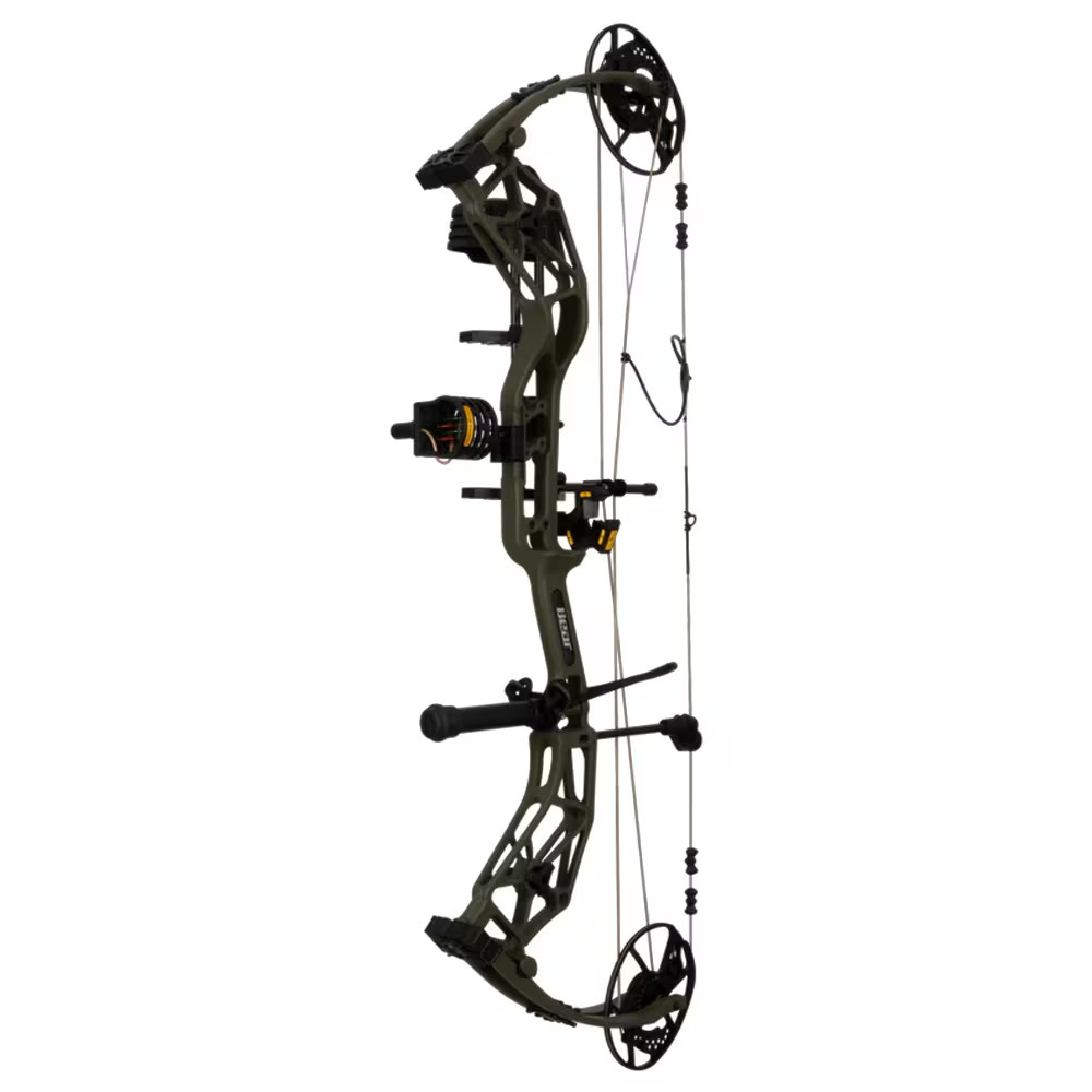 Bear Alaskan XT RTH RH60 Olive Compound Bow, 335 FPS (AV46A73126R)