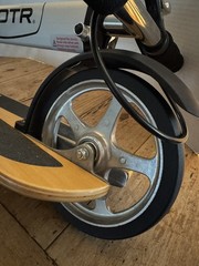 Xootr Cruz Foot Scooter With Brake & Wooden Deck