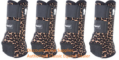Classic Equine Cheetah LEGACY 2 Front & Hind Horse Leg Support Sport Boots M
