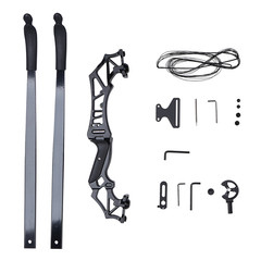 53″ 20-55lbs Takedown Recurve Bow Archery Beginner Hunting Practice Arrow Target