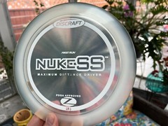 Disc Golf ICE Crystal Nuke SS First Run Proto Discraft (Rare White Stamp) #2519