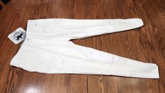 Pikeur, New, Landy Hunter knee patch breeches, white, 30, $300