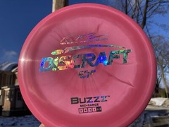 Discraft 5X Paul McBeth ESP Buzzz-Swirly Pink w Holographic Money Foil