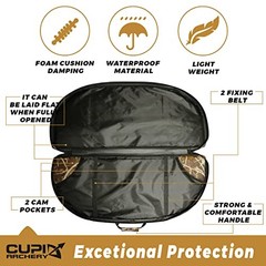 Compound Bow Case Soft Light-Weight Bow Bag with Arrow 44in Inside Length Camo