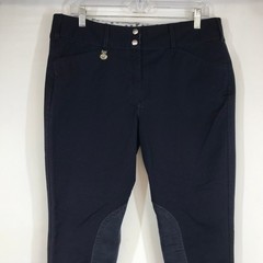 Bradley by SmartPak Navy Blue Equestrian Riding Breeches Pants Women Size 32 Reg