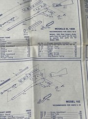 Original Daisy Models 102 95 111 1938 BB Rifle Gun Operation Manual