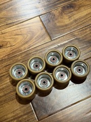 Wicked Lips Skate Wheels Purple 97A Intense Labeda Quad Speed Derby Shuffle Vint