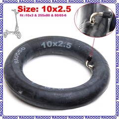 RAOOGO 10×2.5 Inner Tube Tire fit 10X3 255X80 & 80/65-6 Scooter Electric Tyre
