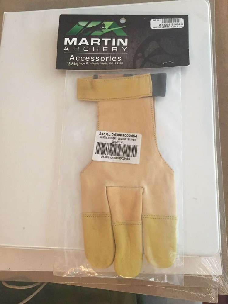Martin Archery Leather Archery Glove XL #245