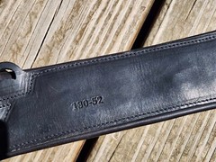 Devoucoux Black/Black Padded Anatomic English Jumper Girth – 52″/130cm – NWT!