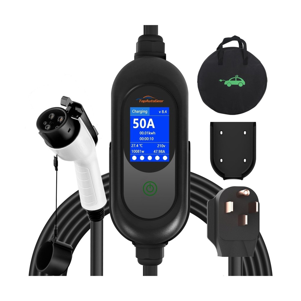 Level 2 EV Charger 50A 240V, ETL Certified, 45 Miles/Hour Fast Charging, NEMA…
