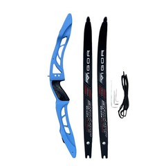 ILF 68″ Recurve Bow 25″ Aluminum Riser 20-40lbs Archery Target Hunting Shooting