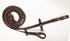 Reins: Soft Touch Rubber, Rubber Lined Leather, Leather Dressage