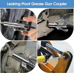 Efficient Lock N Lube Grease Coupler – Quick Lock Release, 12K PSI Durability