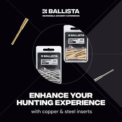 BALLISTA FRACTURA Hunting Arrows Micro-Diameter OD .244″/6.0mm (Pack of 6)