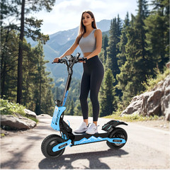 Dual Motors Electric Scooters for Adults 60V 27Ah 50MPH 5600W Off Road E-scooter