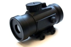 Double Eagle GS11 Airsoft Adjustable Red Dot Sight Scope w/ Rail Mount & battery
