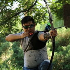 57″ Takedown Recurve Bow Longbow Archery Hunting RH/LH OR 12X Fiberglass Arrows