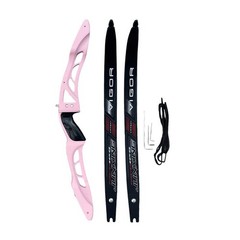 ILF 68″ Recurve Bow 25″ Aluminum Riser 20-40lbs Archery Target Hunting Shooting