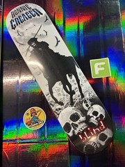 RARE Ronnie Creager Blind Skateboard Deck Reaper Iron Horseman Skulls Pro Model