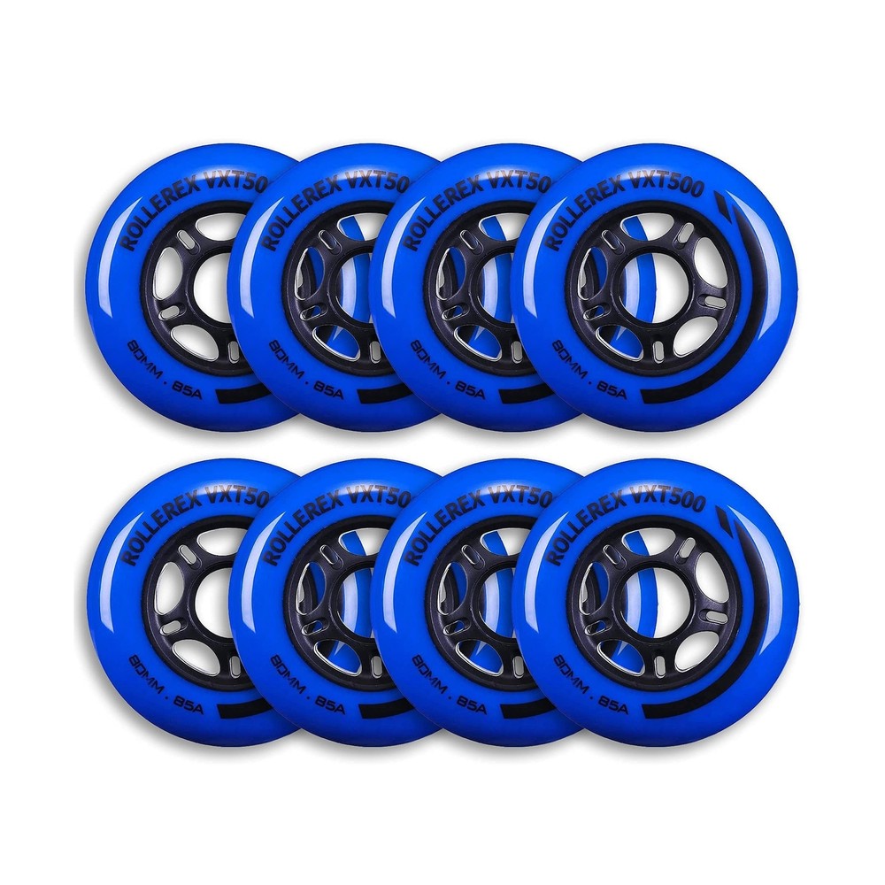Rollerex VXT500 Inline Skate Wheels (8-Pack) (Various Size & Color Options Av…