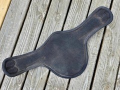 Devoucoux GT Option Black Padded Belly Guard Stud Dressage Girth – 24″-60cm EUC!
