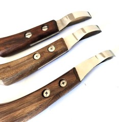 Set of 3 Farrier Loop Knives Hoof Knife Farrier Tool (Small, Medium, Large)