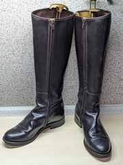 Valverde del Camino Spanish Riding Boots Brown leather leather sole 39 UK 6