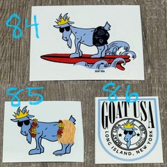 GOAT USA Stickers/ Decals- PICK YOUR STICKERS! CHECK OUT THE LOT! BUY AND SAVE!