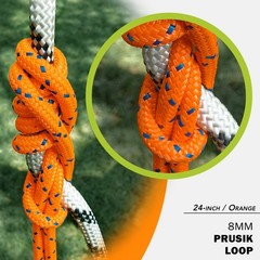 8mm (5/16″) Prusik Loop Pre-Sewn 18 inches