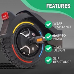 High-Performance 9.5×2.5 Solid Tire for NIU KQi3 Series – Maintenance-Free