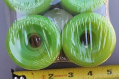 Neon Green 60mm Original 80’s Soft Cruiser Vintage Skateboard WHEELS – Set of 4