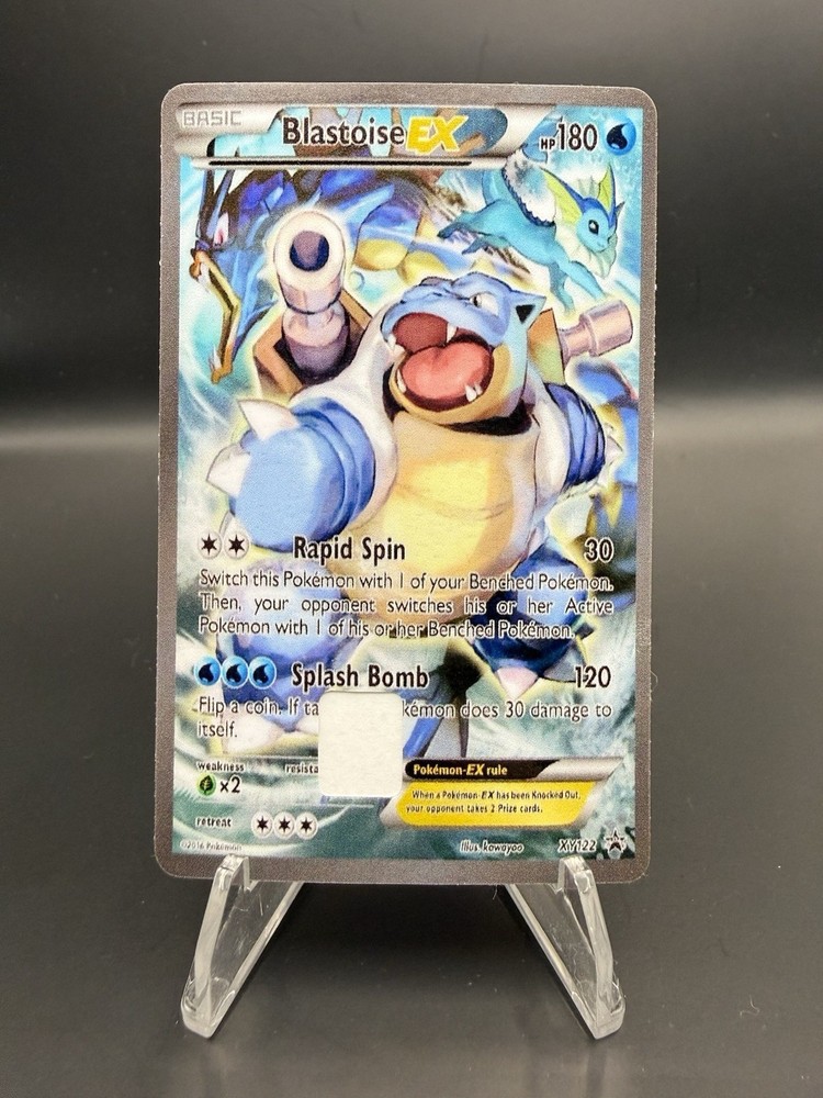 Pokemon Blastoise EX XY122 Full Art GLOSS DEBIT CARD SKIN