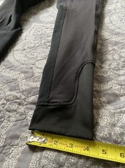 Lauria Garrelli Jump & Dressage Equestrian Riding Pants US 26 Black Full Seat