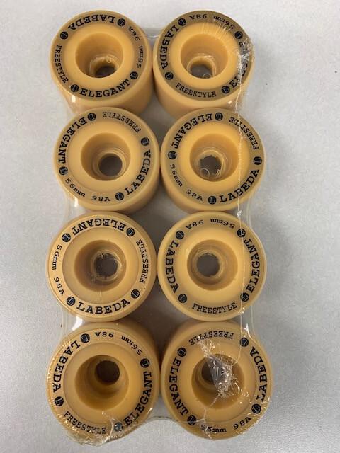 Vintage Roller Skate Wheels Labeda Elegant Freestyle Wheels 56mm