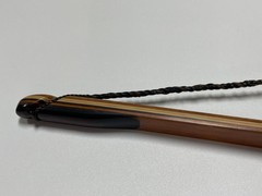 Stewart’s Handmade Longbow Recurve 42#@26″ Osage, Bamboo, Cocobolo, Curly Maple,