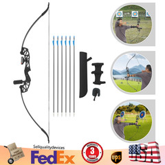 40LBS Recurve Bow Kit Takedown Recurve Bow Set Arrow Kit Right-handed Bow USA