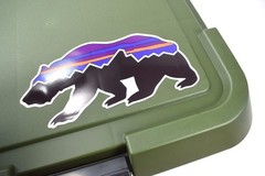 PATAGONIA Bear Decal Sticker – Water-Resistant * 6.5 in. x 3 in.