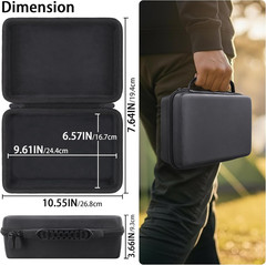 For NOCO AIR20 / AIR15 / AIR10 Tire Inflator Hard Carrying Case, Shockproof EVA