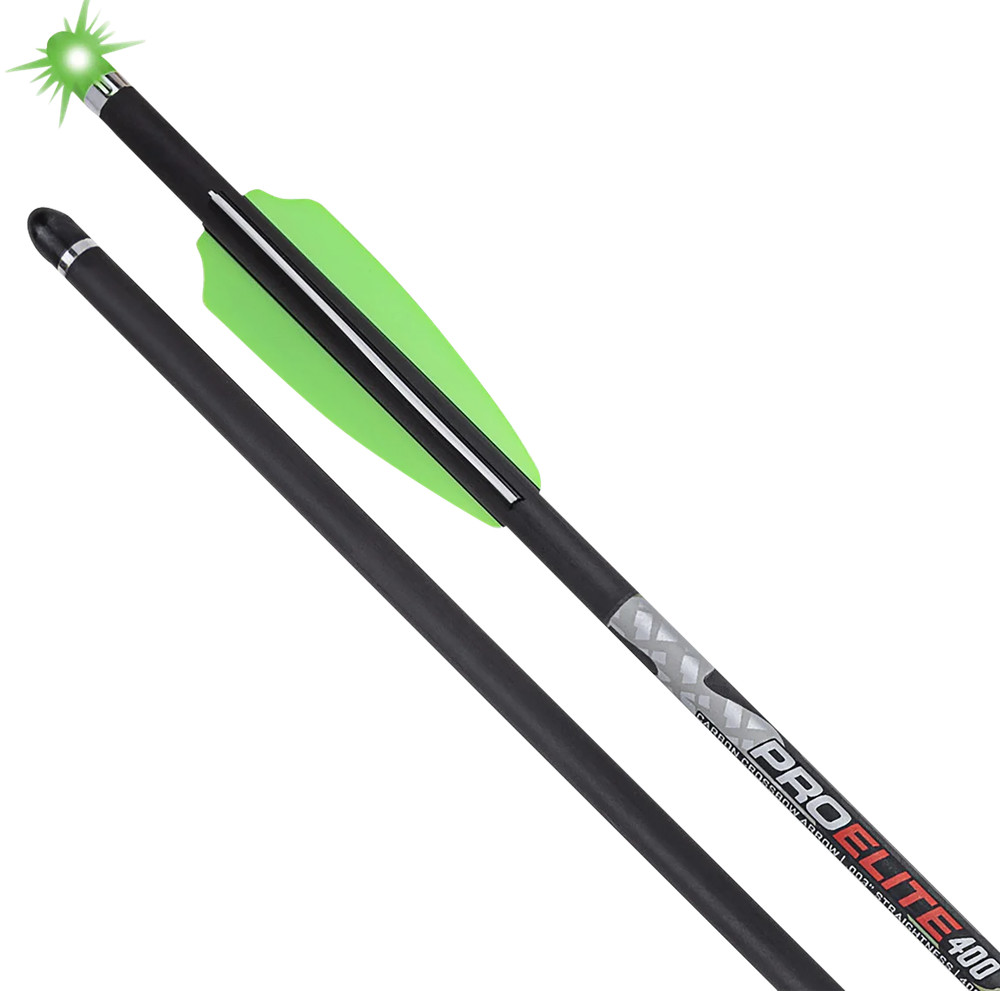 TenPoint Alpha Blaze Lighted Nocks Pro Elite 400 Crossbow Bolts Green NO POINTS