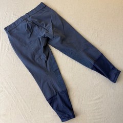 Ovation Womens Blue Equestrian Riding Breeches Knee Patch Pants Size 32R