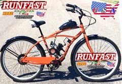 NEW 2-STROKE 100cc Upgrade COMPLETE MOTORIZED BIKE KIT AND CRUISER BICYCLE