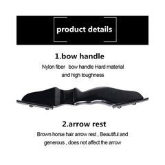 40Lbs Archery Recurve Bow Takedown Longbow Right Hand for Hunting Target Practic