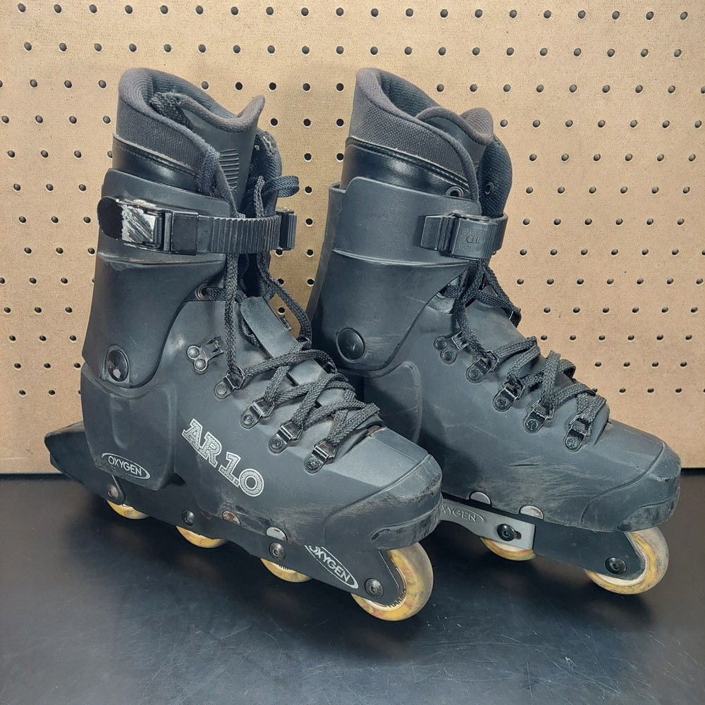 Oxygen Argon AR1.0 Aggressive Inline Skates Black Men Size 8-8.5 26