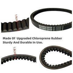 DRIVE BELT 203589-27.4, 12-8487, 994-70 FOR AMERICAN SPORTWORKS MARAUDER 208CC