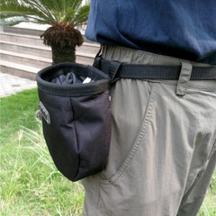 Climbing Chalk Bag w/ Strawstring Zipped Pocket Adjustable Belt Gymnastics US