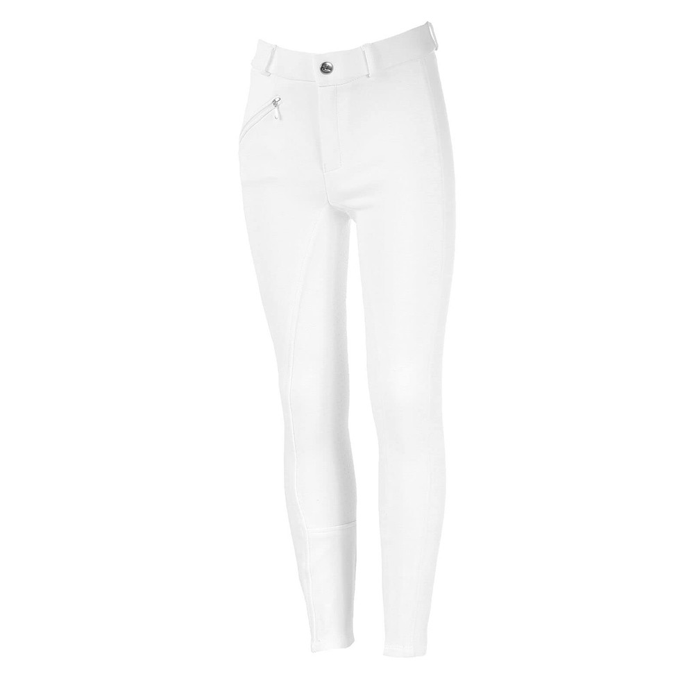 HORZE Active Kids’ Unisex Silicone Grip Full Seat Horseback Riding Breeches – S